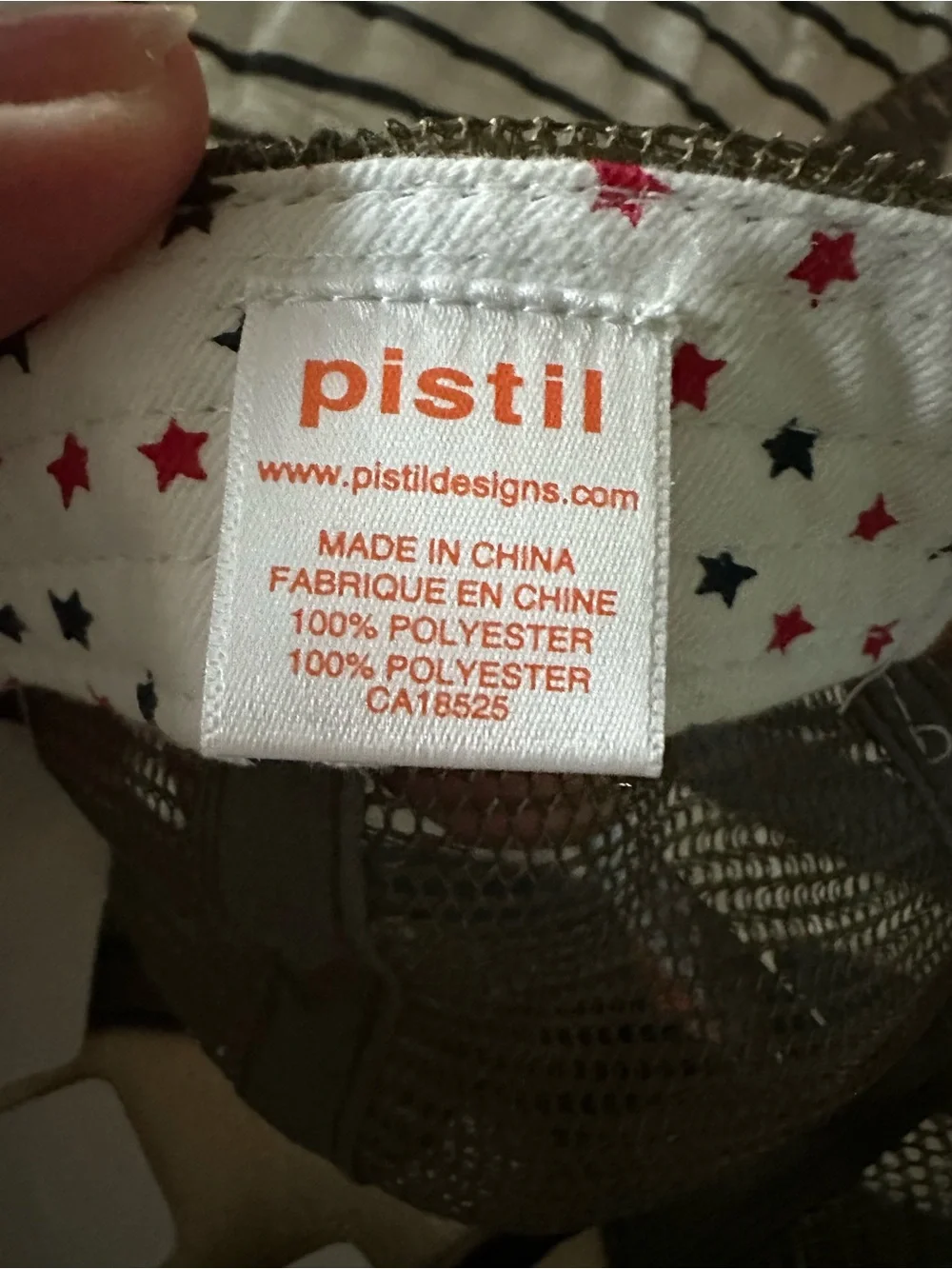 Pistil Trucker Hat NWT Woman Guitar